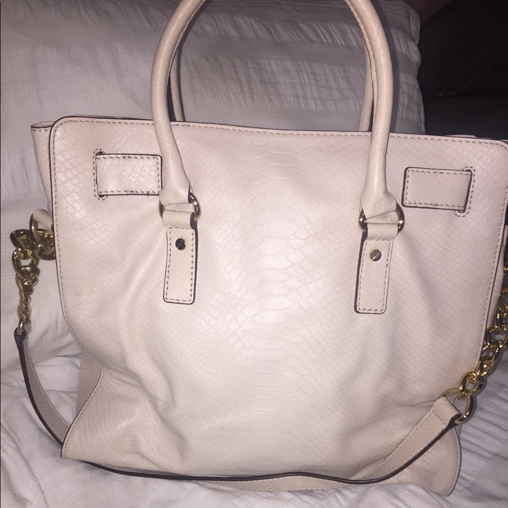 Michael Kors Matte Python Leather Hamilton - image 2